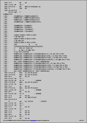 Hash etudes in C